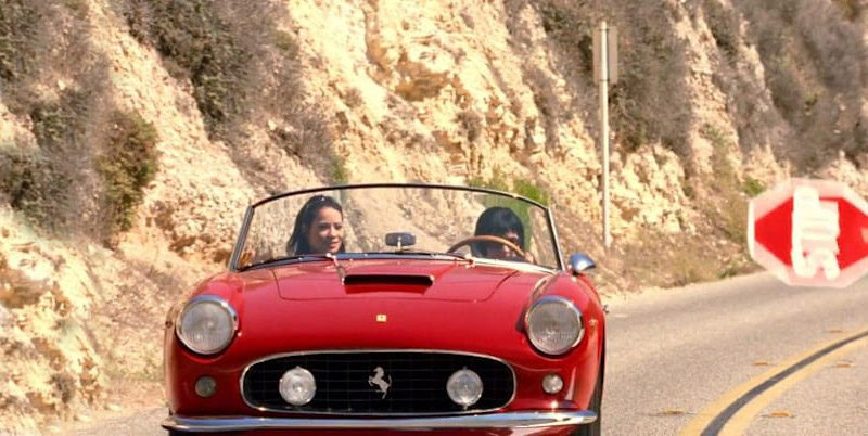 Ferrari 250 GT California Spider in Charlie's Angels (© Sony Pictures)