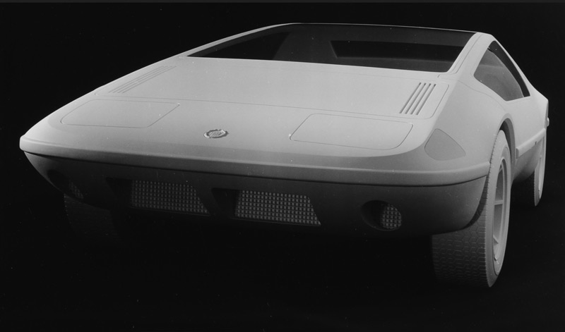 Fiat Prototyp von 1970 in Gips