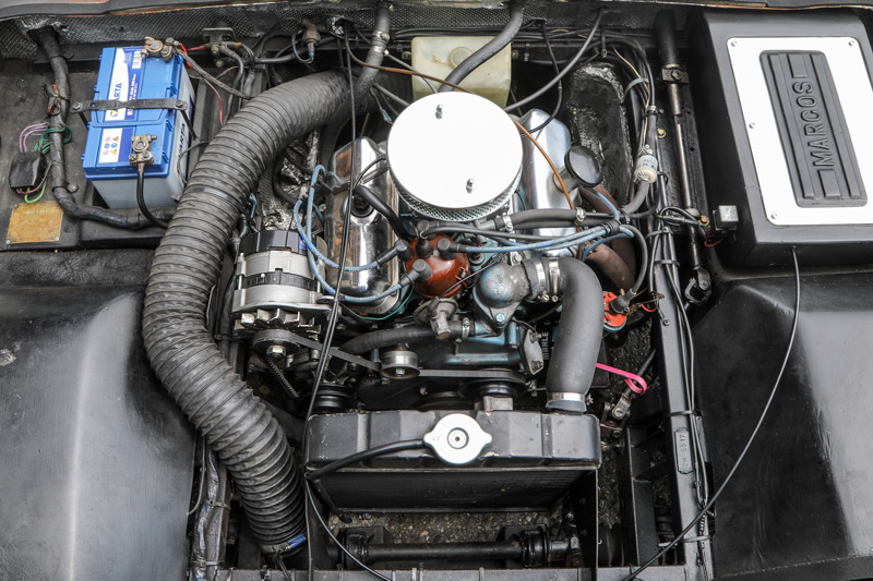 V4-Motor im Marcos GT von 1970 (© Bruno von Rotz)