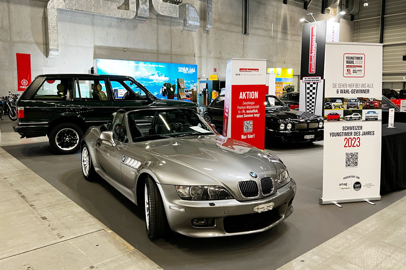 Zwischengas-Stand auf der Swiss Classic World Luzern 2023 (© Marcel Pelletier)