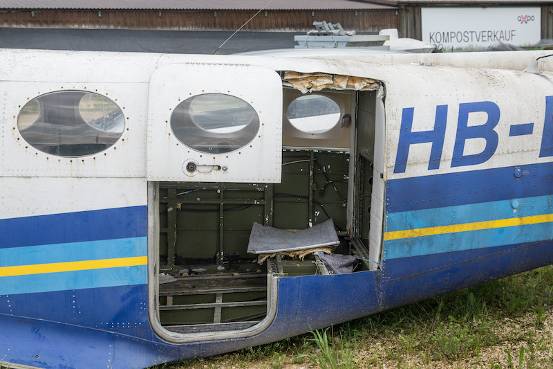 Cessna auf dem Kompost (© Daniel Reinhard)