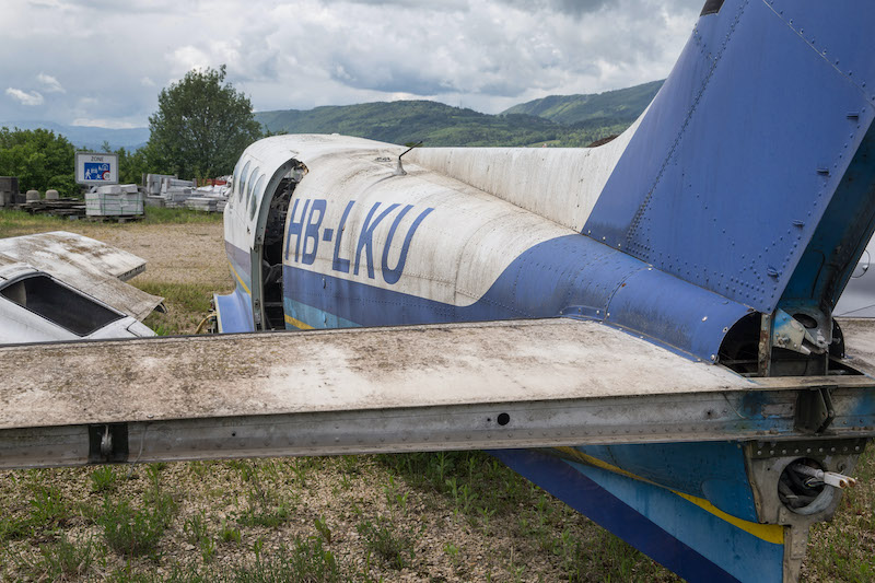 Cessna auf dem Kompost (© Daniel Reinhard)