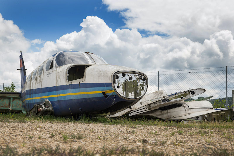 Cessna auf dem Kompost (© Daniel Reinhard)