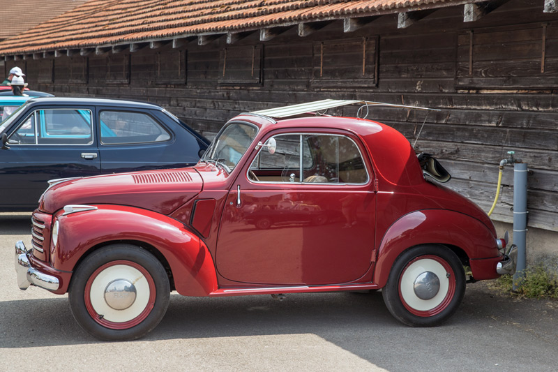 Fiat Topolino mit Wasserantrieb? Gesehen am OSMT Zug 2023 (© Daniel Reinhard)