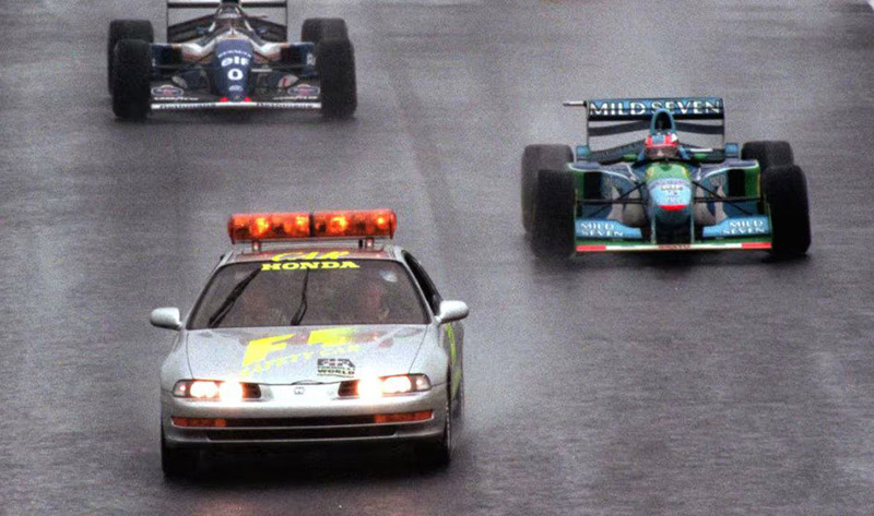 Honda Prelude als Safey Car im Jahr 1994
