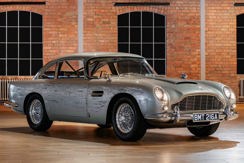 Aston Martin DB5 von 2021 für den Bond-Film "No Time to Die" (© Christie's)