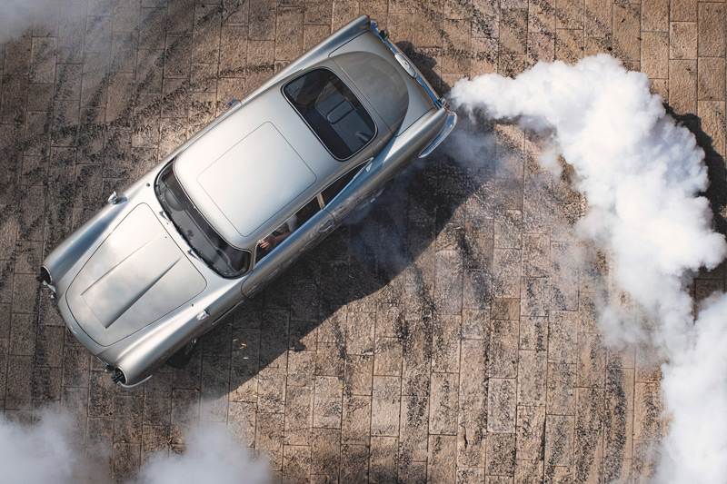 Aston Martin DB5 von 2021 für den Bond-Film "No Time to Die" (© EON)