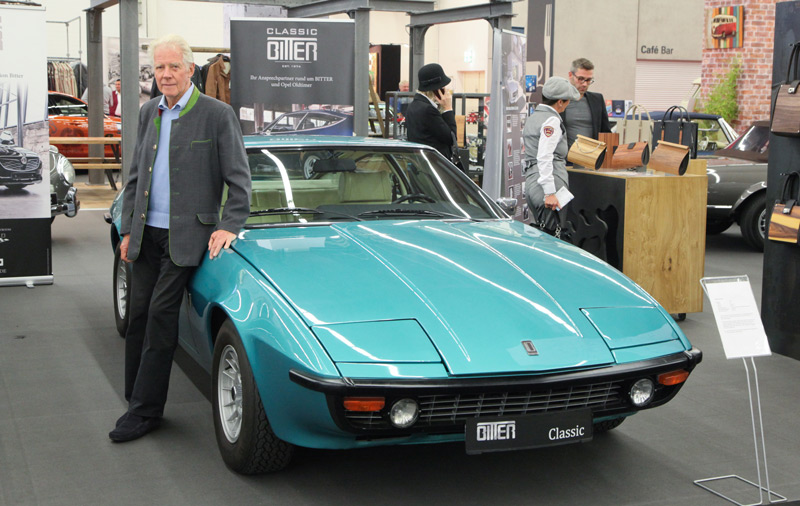 Erich Bitter 2019 an der IAA (© Bruno von Rotz)