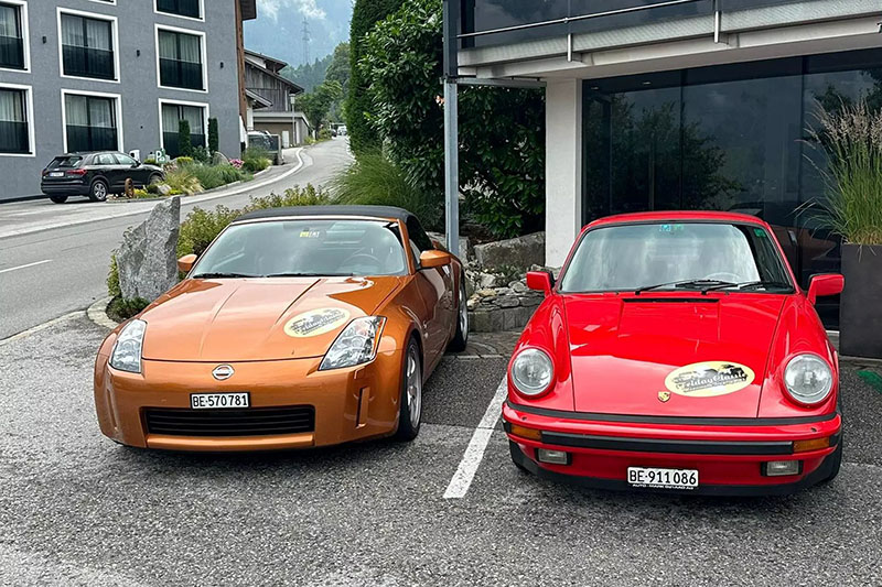 Nissan Z und Porsche 911 / Moonwalk Trophy