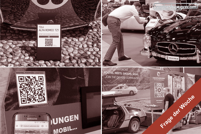 Artikelbild QR codes less in demand in the classic car and youngtimer scene (Question of the week)