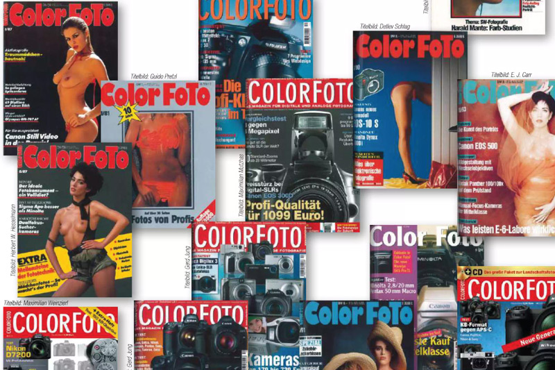 Color Foto Titel der letzten Jahrzehnte