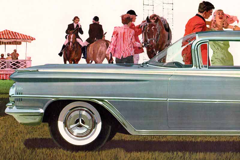 Prospektseite eines 1959er Oldsmobile
