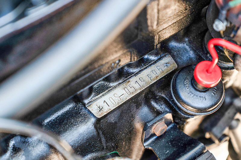 Motorennumer beim Opel Kadett