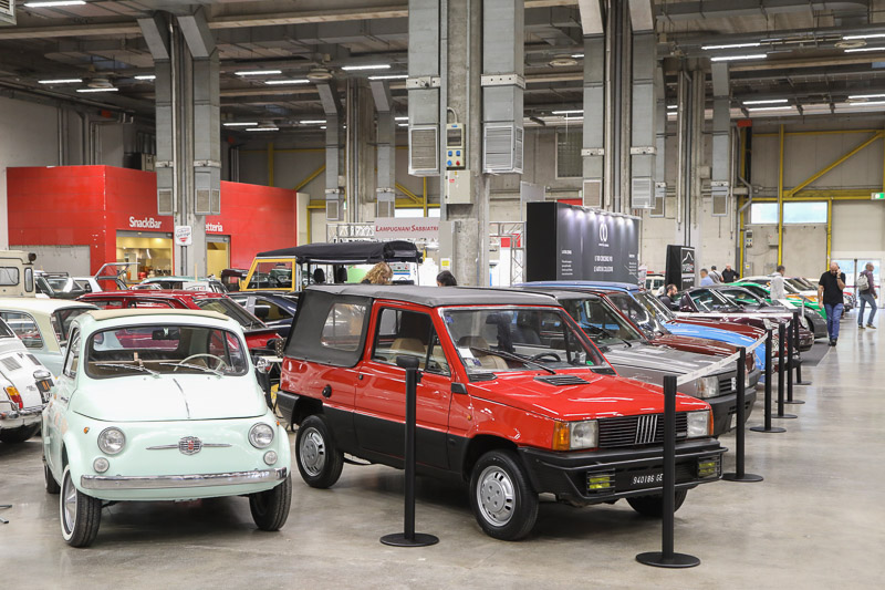Cabriolet-Variante zum Fiat Panda an der Auto e Moto d'Epoca 2023 (© Bruno von Rotz)