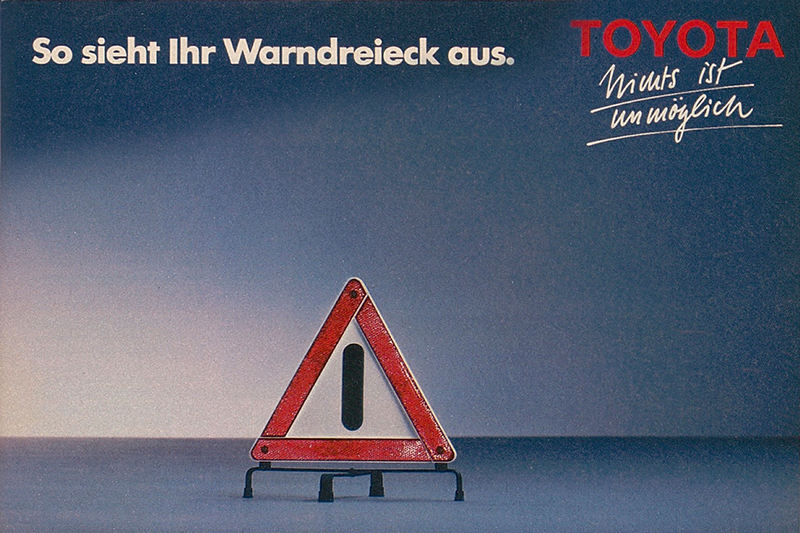 Werbeanzeige von 1985 für den Toyota Corolla