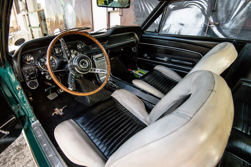 Interieur des Ford Mustang Zagato von 1967 (© Finarte)