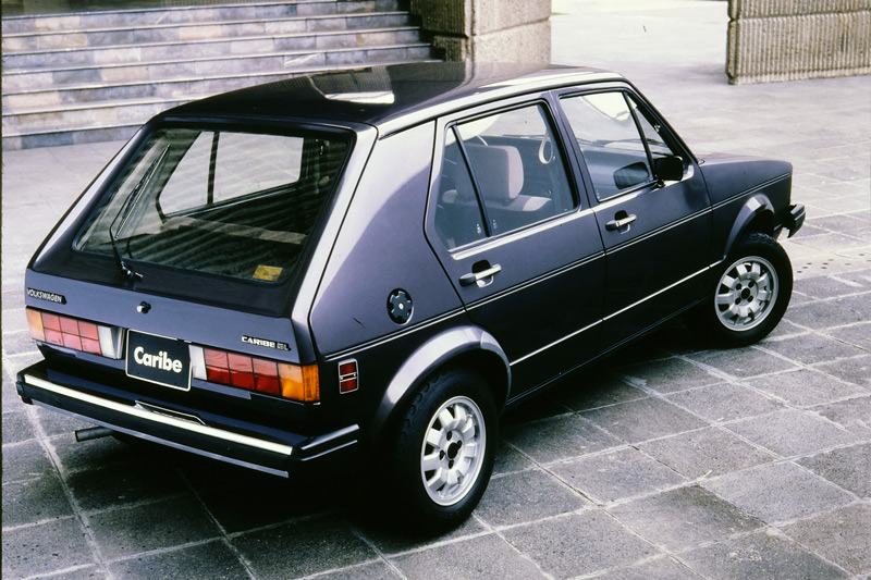 Heckansicht des VW Caribe von 1982
