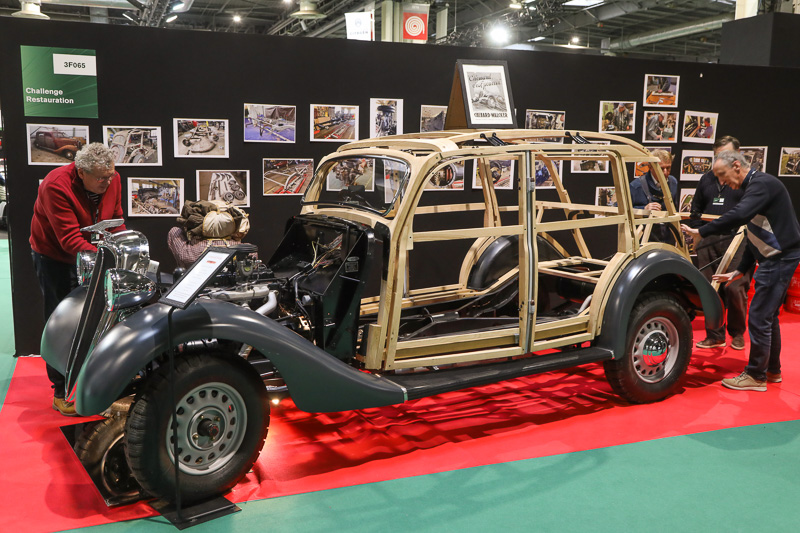 Chenard & Walcker Aigle 20 Type 22 R von 1937 an der Rétromobile 2024 (© Bruno von Rotz)