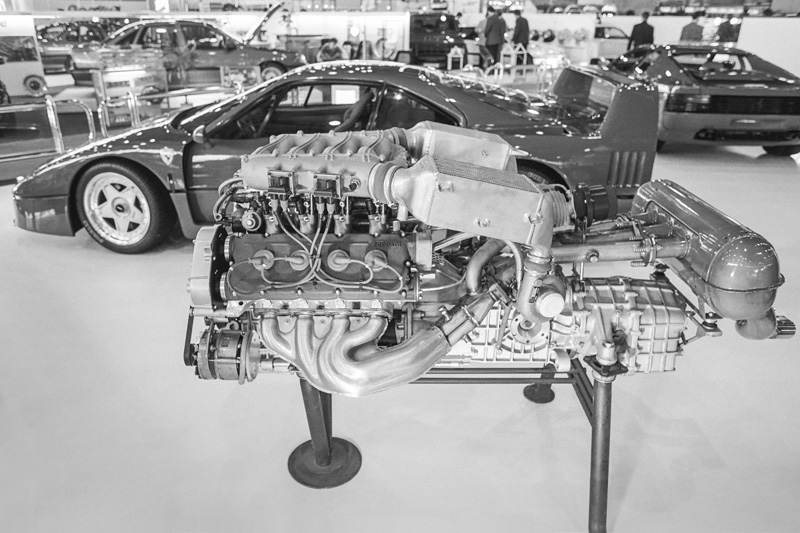 Ferrari F40 am Genfer Autosalon 1987 (© Daniel Reinhard)