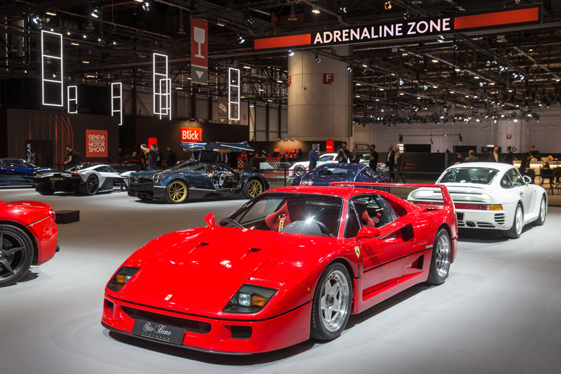 Ferrari F40 am 91. Genfer Autosalon 2024 (© Daniel Reinhard)