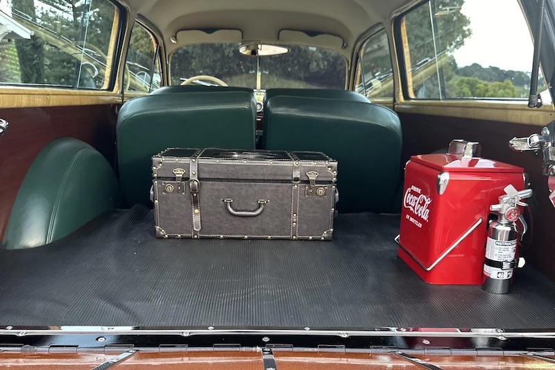 Mercury Station Wagon (1949) – mit selbstgebautem "Kofferradio"