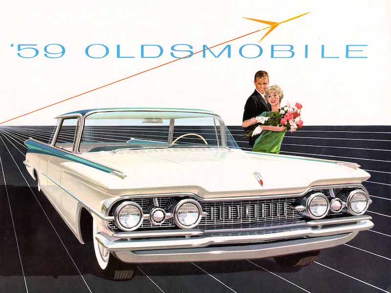 Titelblatt des Oldsmobile-Prospekts 1959