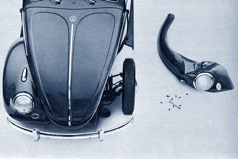 VW Käfer 1200 von 1963 - Reparatur - Werbung