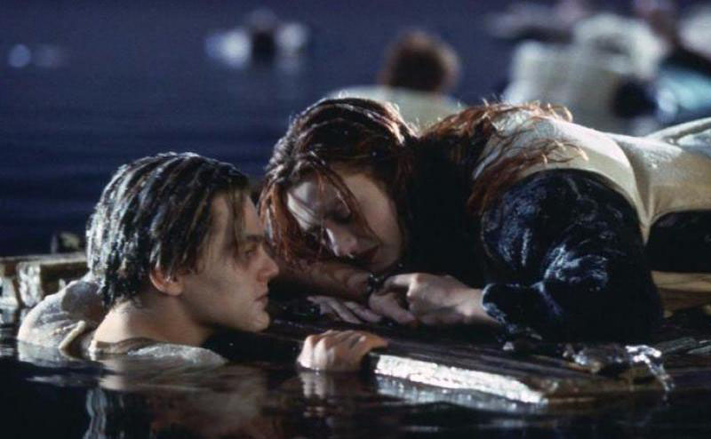 Holzplatte im Film Titanic