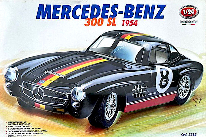 Bausatz eines Mercedes-Benz 300 SL im Stil der Scuderia Colonia