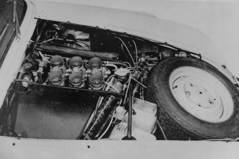Motor des Panhard 24 CT Maserati von 1970 (© Archiv Gerhard Schütz)