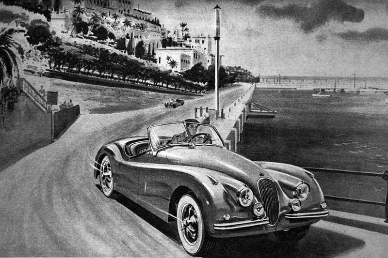 Jaguar XK 140 (© Populäre Mechanik)