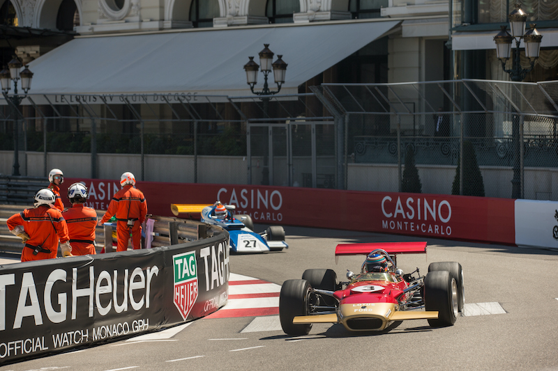 Lotus 49 (1969) – gefahren von Adrian Newey beim Grand Prix Historique de Monaco 2024