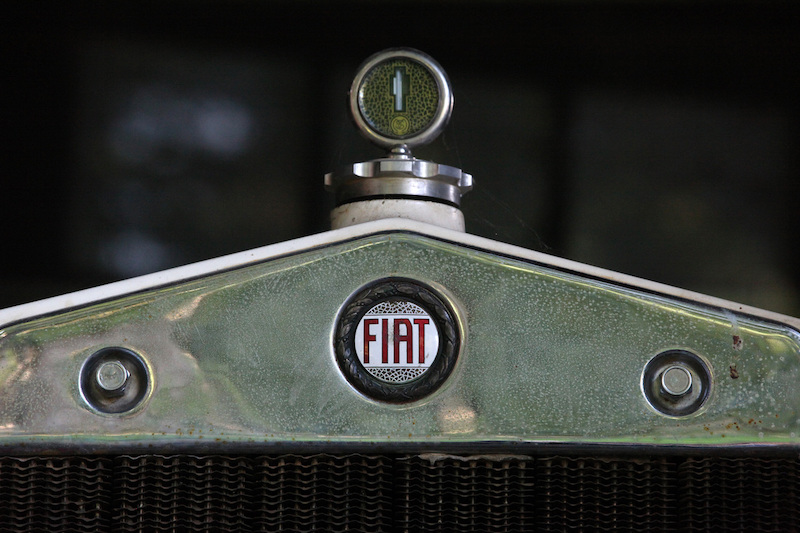 Fiat 521 (1928) – Kühler mit Markenzeichen Wasserthermometer