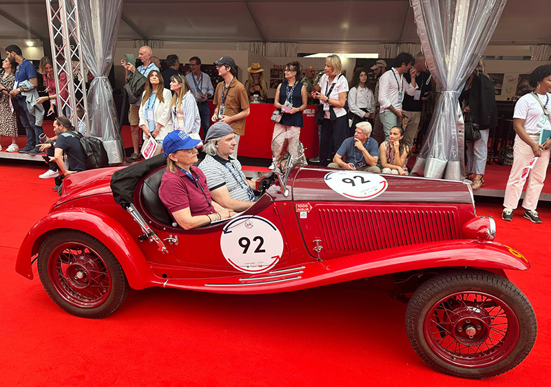 Fiat 508 S Balilla Coppa D von 1934 - Ginesi/Rohr an der 1000 Miglia 2024