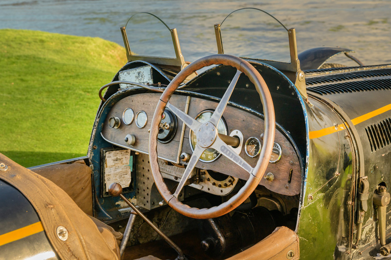 Cockpit des Bugatti 59 Sports von 1934 (© Kimball Studios)