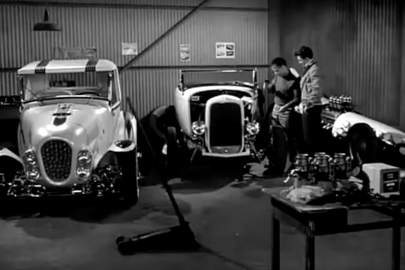 Szene aus dem Film "Hot Rod Gang" von 1958