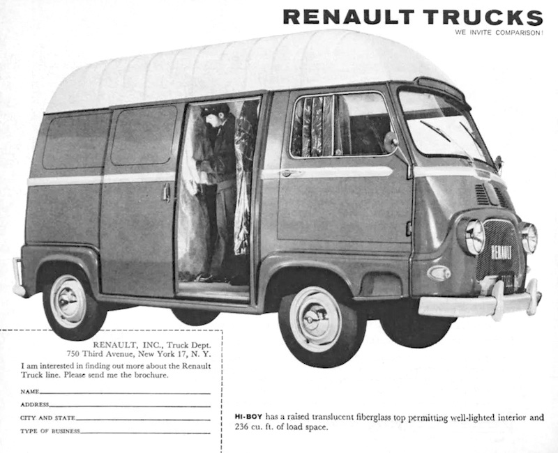 Renault Hi-Boy (1960) – US-Version des Renault Estafette mit Hochdach