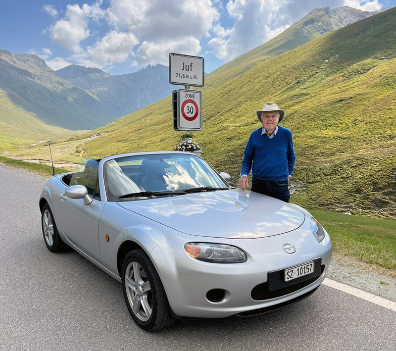 Max Pichler und sein Mazda MX5