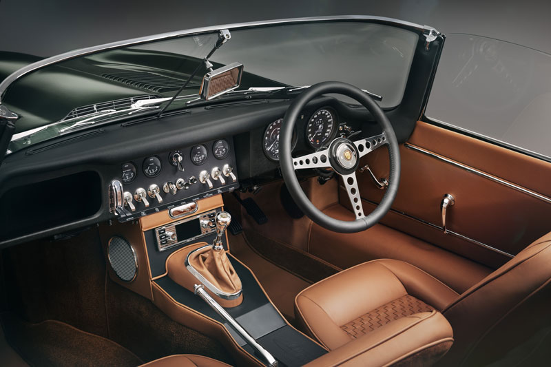 Interieur des Jaguar E-Type Commemorative (2024) (© Jaguar Land Rover)