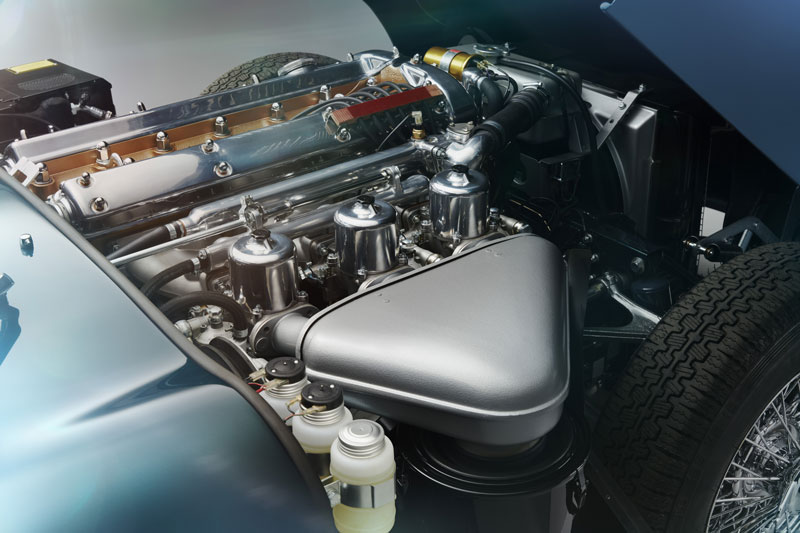 Motor des Jaguar E-Type Commemorative (2024) (© Jaguar Land Rover)