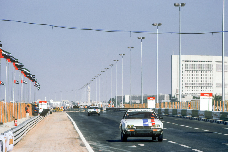 Cup-Lauf der Citroën CX GTI in Dubai 1981 (© Archiv Daniel Reinhard)