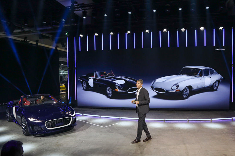 Jaguar E-Type PZ Edition an der Auto Zürich 2024 (© Bruno von Rotz)