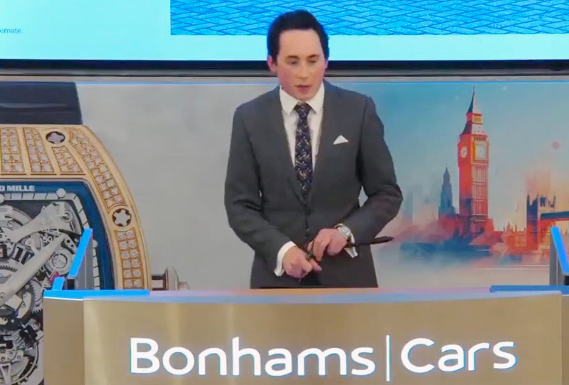 Bonhams Auktion in der Bond Street im Gange