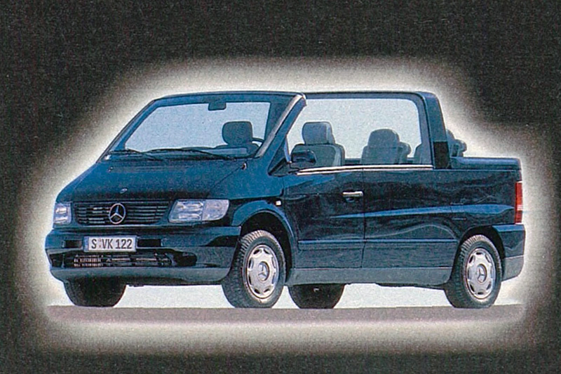 Mercedes-Benz VLK (1997) – Idee eines Cabriolets auf basis der V-Klasse