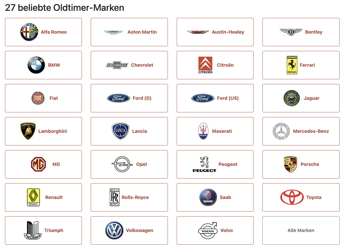 Oldtimer Marken