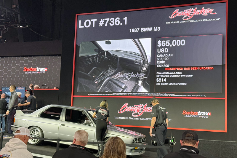 BMW M3 an der Barrett-Jackson Versteigerung Scottsdale 2025 (© Martin Widler)