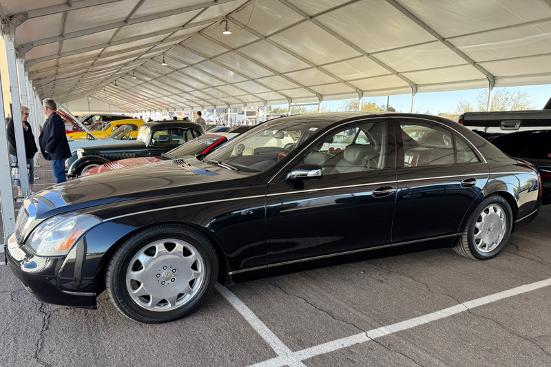 Maybach 53 an der Barrett-Jackson Versteigerung Scottsdale 2025 (© Martin Widler)