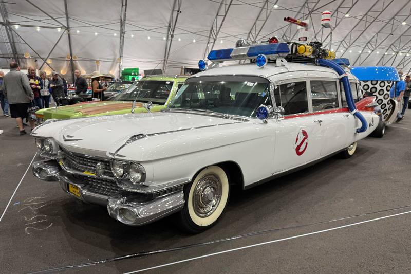 "Ghostbuster"-Cadlliac an der Barrett-Jackson Versteigerung Scottsdale 2025 (© Martin Widler)