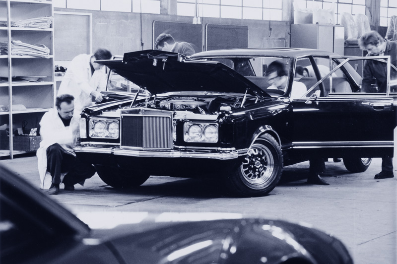 Ghia Mark I von 1973 beim Bau