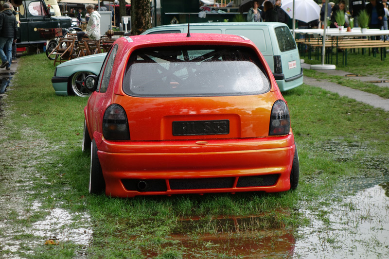 Regnerischer Abschied von den Classic Days in Düsseldorf (© Wolfram Hamann)